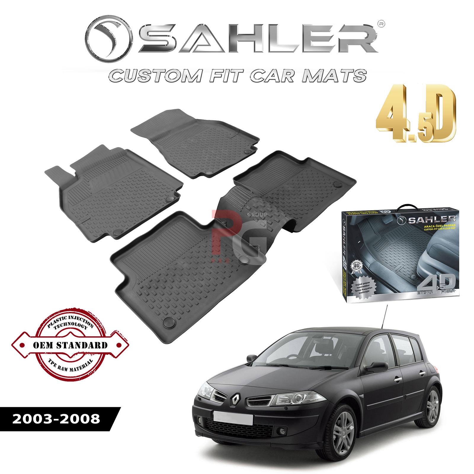 MEGANE 2 3-8 C1 Гумени стелки за Renault Megane 2 2003-2008 Sahler 4D - Image 1