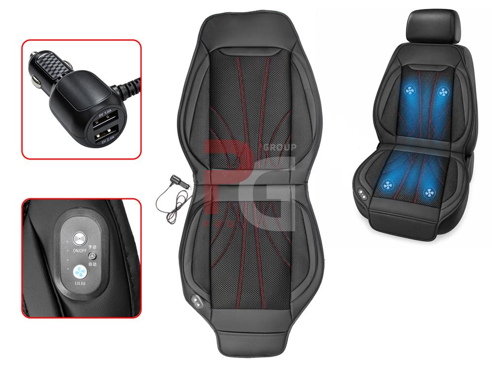 1 Охлаждащ калъф за автомобилна седалка 12V - Image 1
