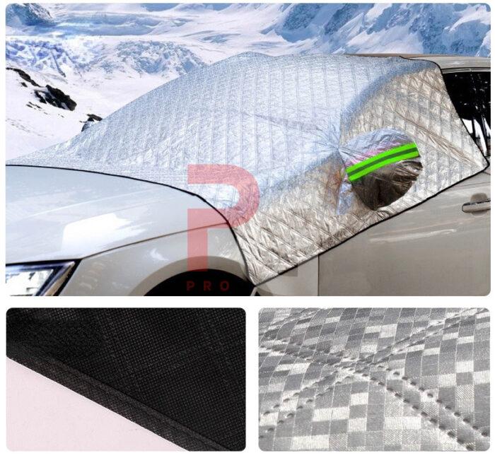 Зимно покривало за предно стъкло и огледала 230x145 см - Image 2